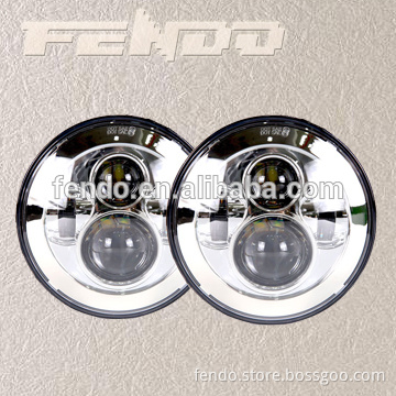 5.75Inch 40W LED Wrangler Jeep Headlamp Harley Motorcyle High/Low Beam Headlight